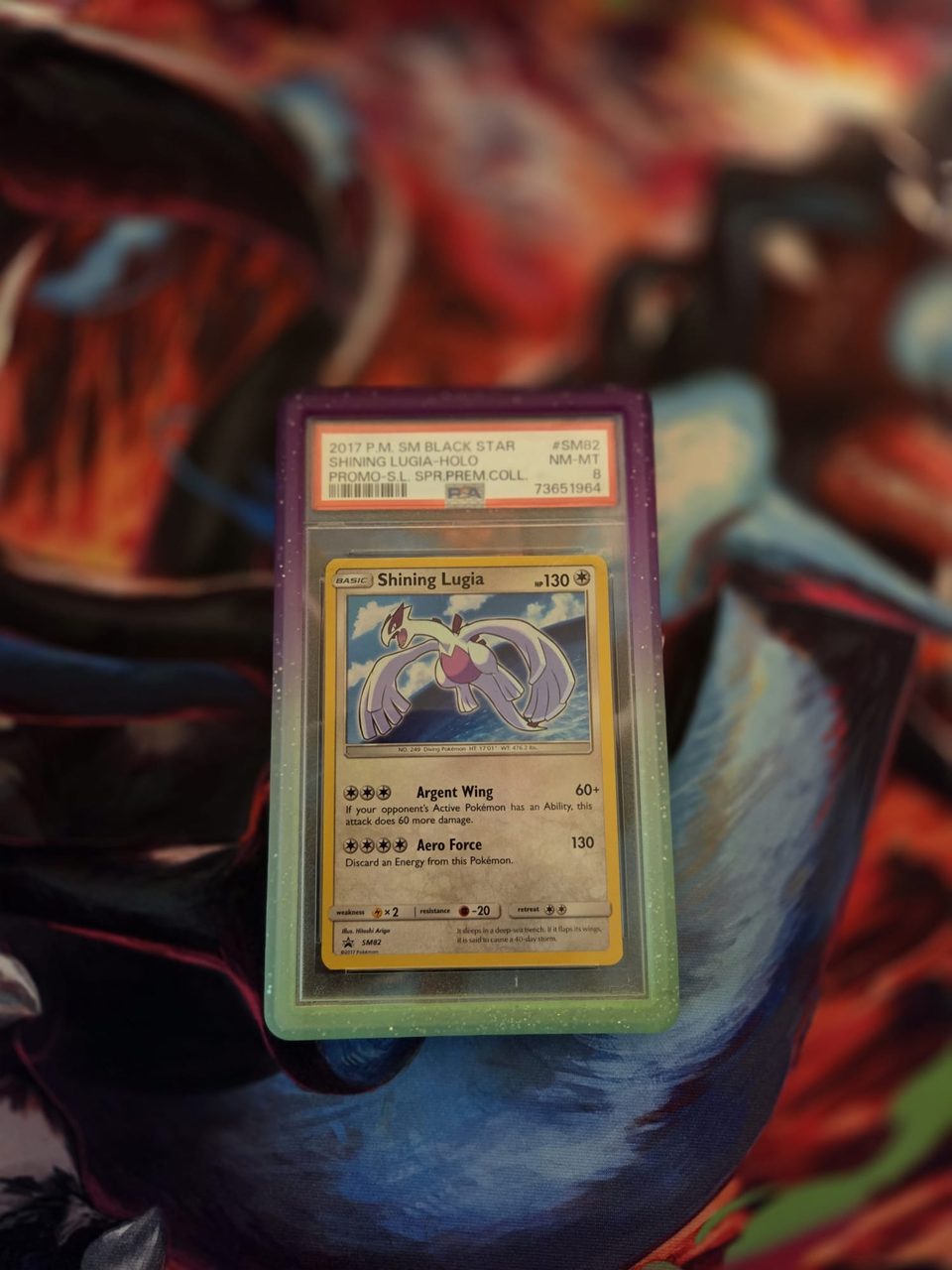 Shining Lugia (2017 SM Black Star Promo, PSA NM-MT)